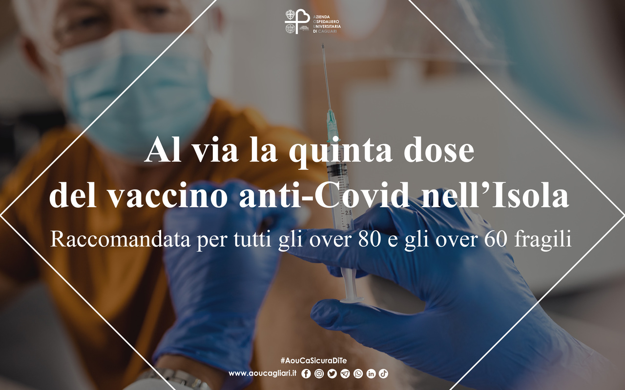 In Sardegna al via la quinta dose per i fragili