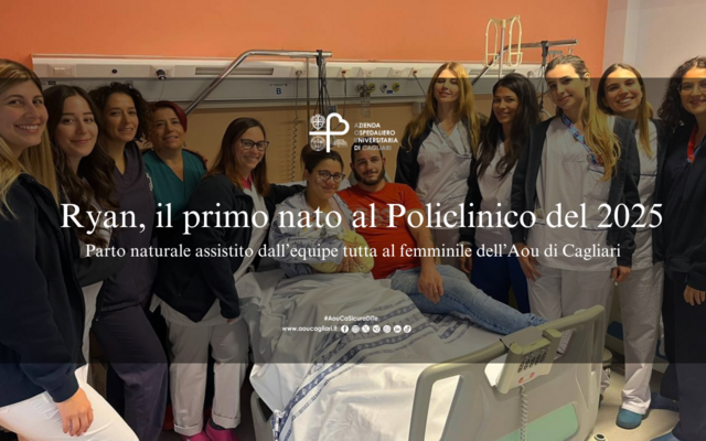 Ryan, il primo nato al Policlinico del 2025