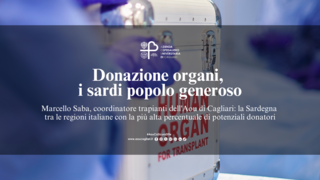 Donazione organi, i sardi popolo generoso