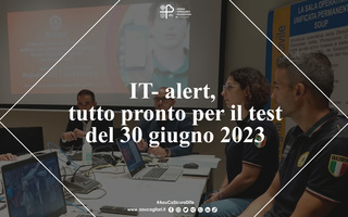 IT-ALERT, tutto pronto per il test del 30 giugno