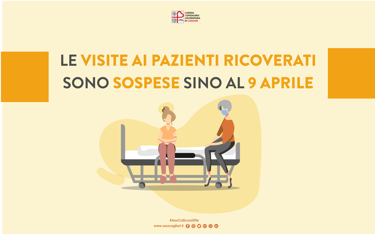 sino al 4 aprile stop alle visite ai pazienti ricoverati