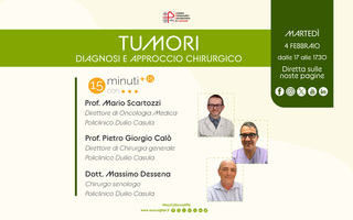Tumori, diagnosi e approccio chirurgico a 15 minuti con