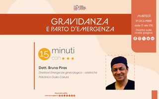 Gravidanza e parto d’emergenza. Se ne parla martedì con i consigli dell’esperto nella puntata di “15 minuti con…”