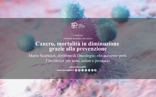 Cancro, mortalità in diminuzione grazie alla prevenzione