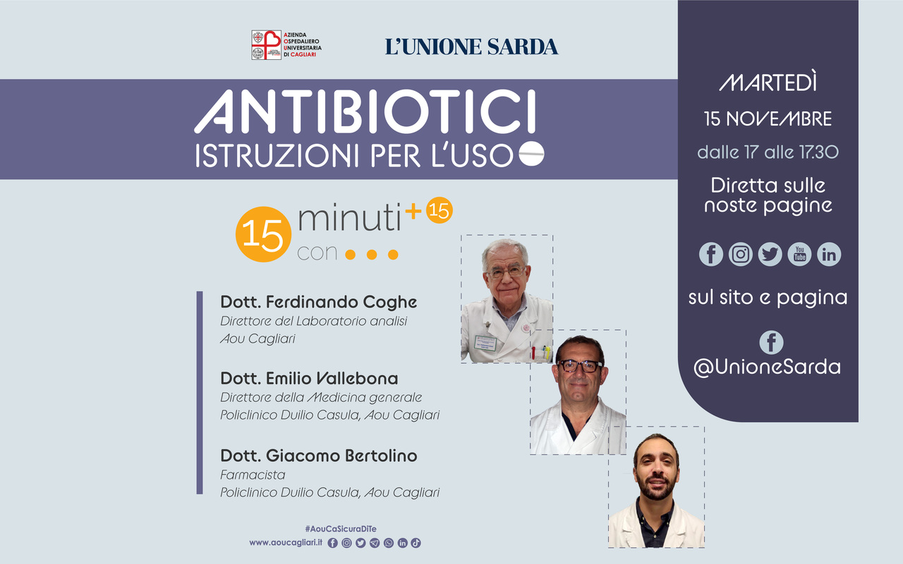 Antibiotici istruzioni per l’uso a 15 minuti con