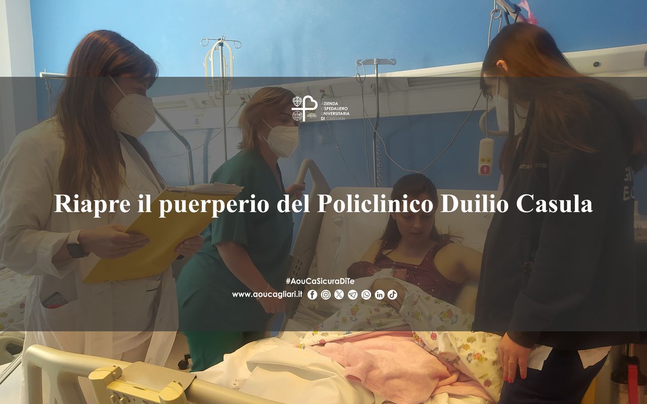 Riapre il puerperio del Policlinico Duilio Casula