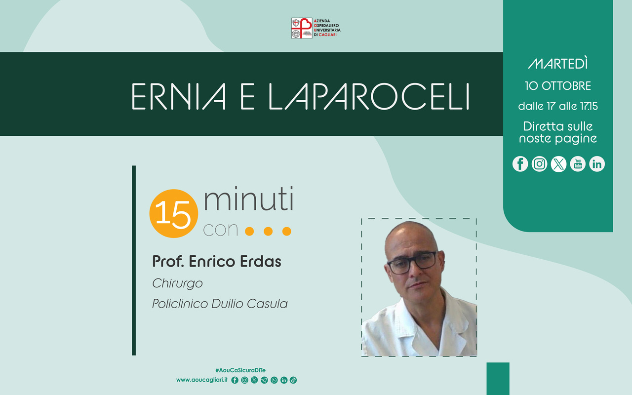 Ernia e laparoceli a 15 minuti con