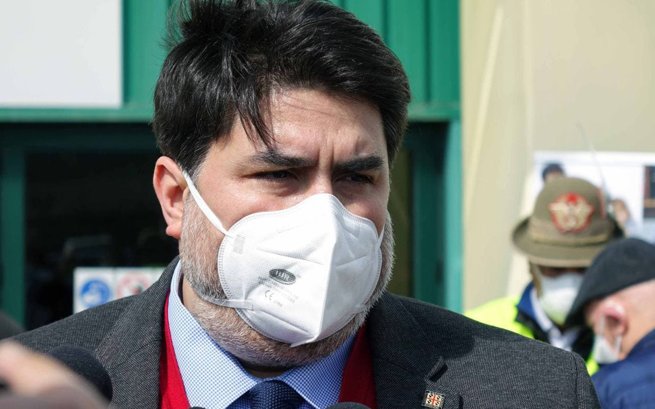 Il presidente della Regione, Christian Solinas