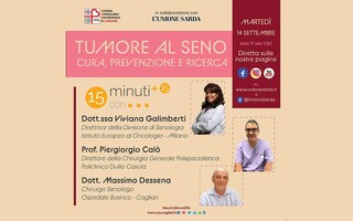 La puntata di 15 minuti + 15 andrà in onda martedì 14 settembre.