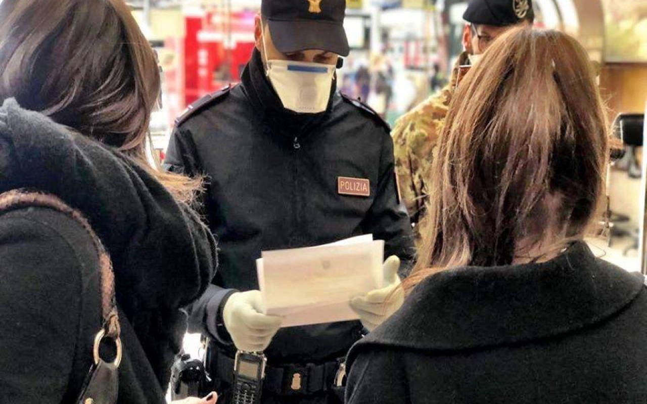 Autodichiarazione controlli polizia