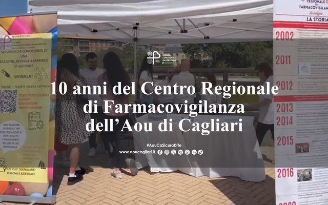 Dieci anni del Centro Regionale di Farmacovigilanza