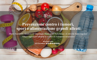 Prevenzione contro i tumori, sport e alimentazione grandi alleati