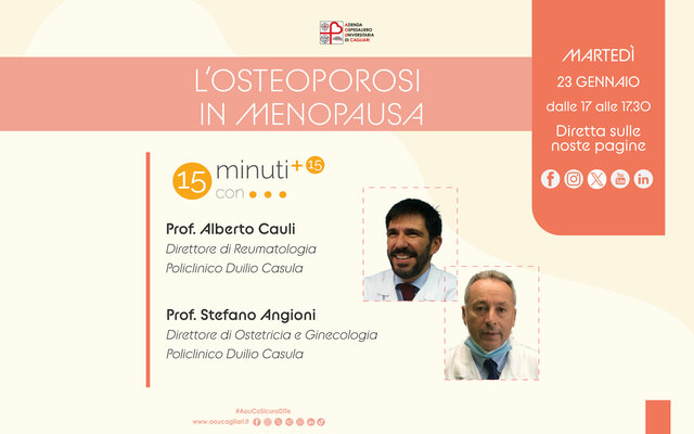 Osteoporosi in menopausa a "15 minuti con..."