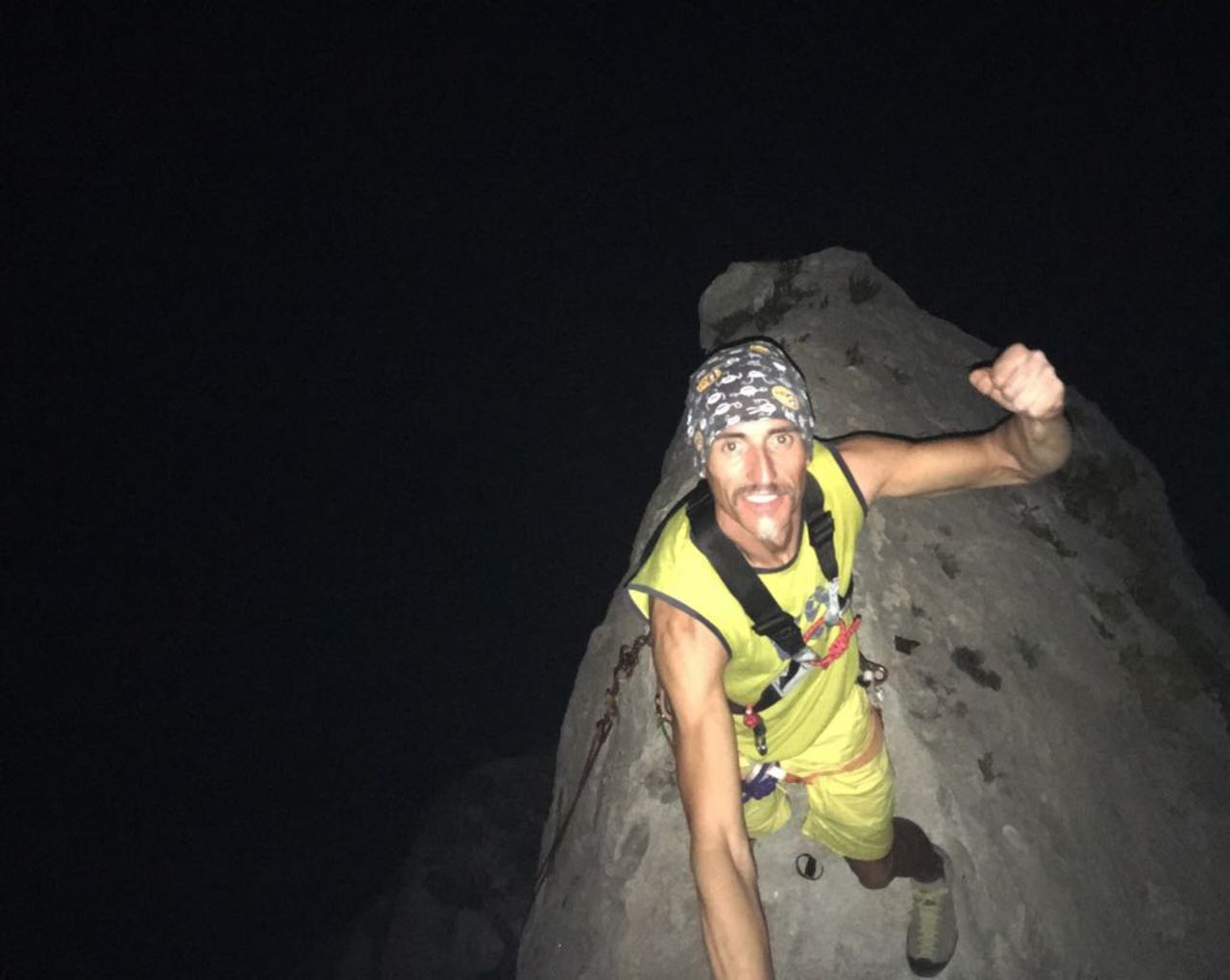 Paolo Contini in cima