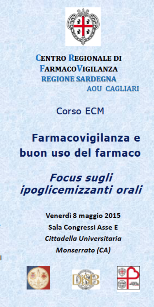 Farmacovigilanza e buon uso del farmaco Focus sugli ipoglicemizzanti orali