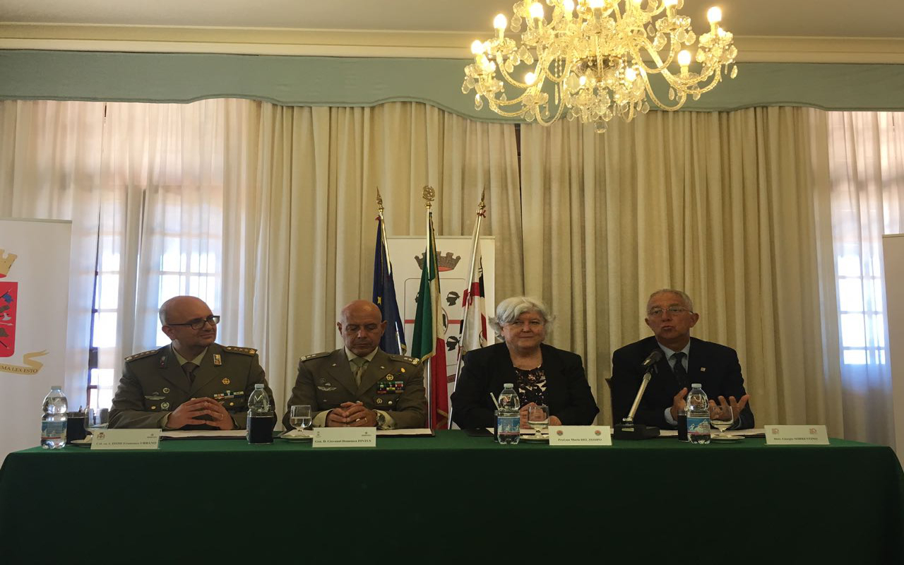 Firma protocollo d'intesa Esercito Aou Cagliari