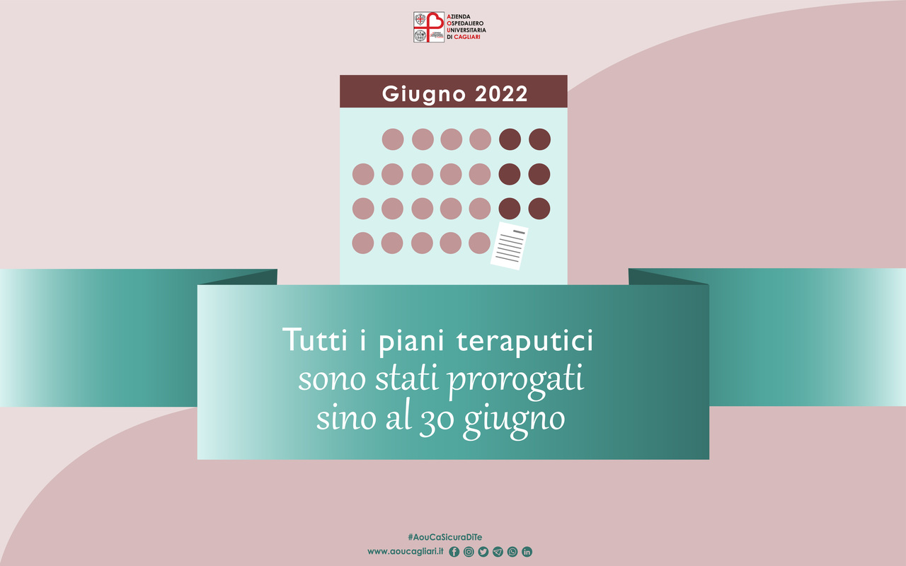 Piani terapeutici fino al 30 giugno