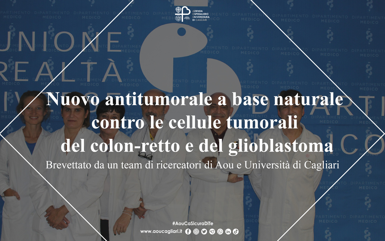 Nuovo antitumorale a base naturale selettivo e attivo contro le cellule tumorali del colon-retto e del glioblastoma