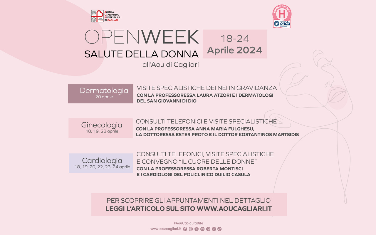 Open week sulla salute della donna 2024
