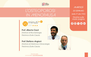 Osteoporosi in menopausa a "15 minuti con..."