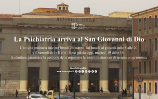 La Psichiatria arriva al San Giovanni di Dio