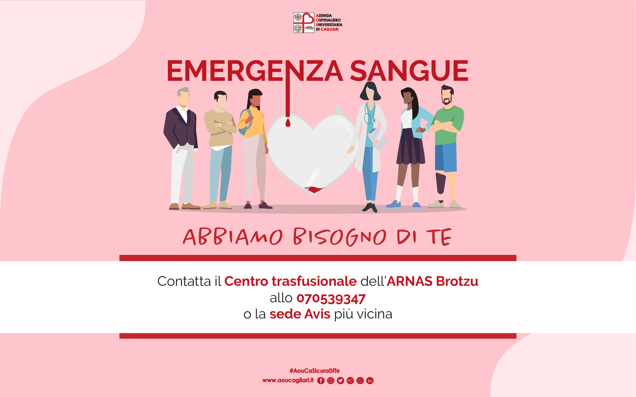 Emergenza sangue in Sardegna