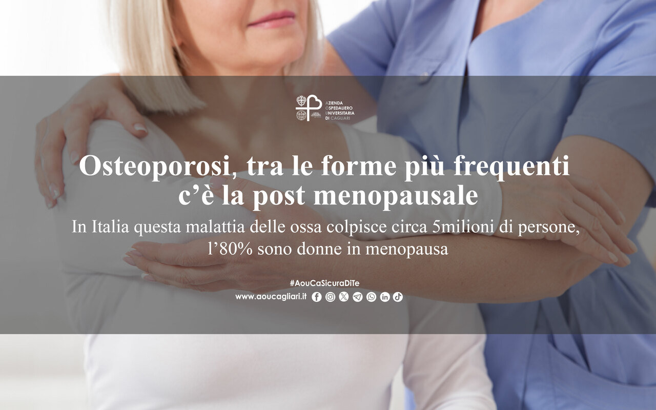 Osteoporosi, tra le forme più frequenti c’è la post menopausale
