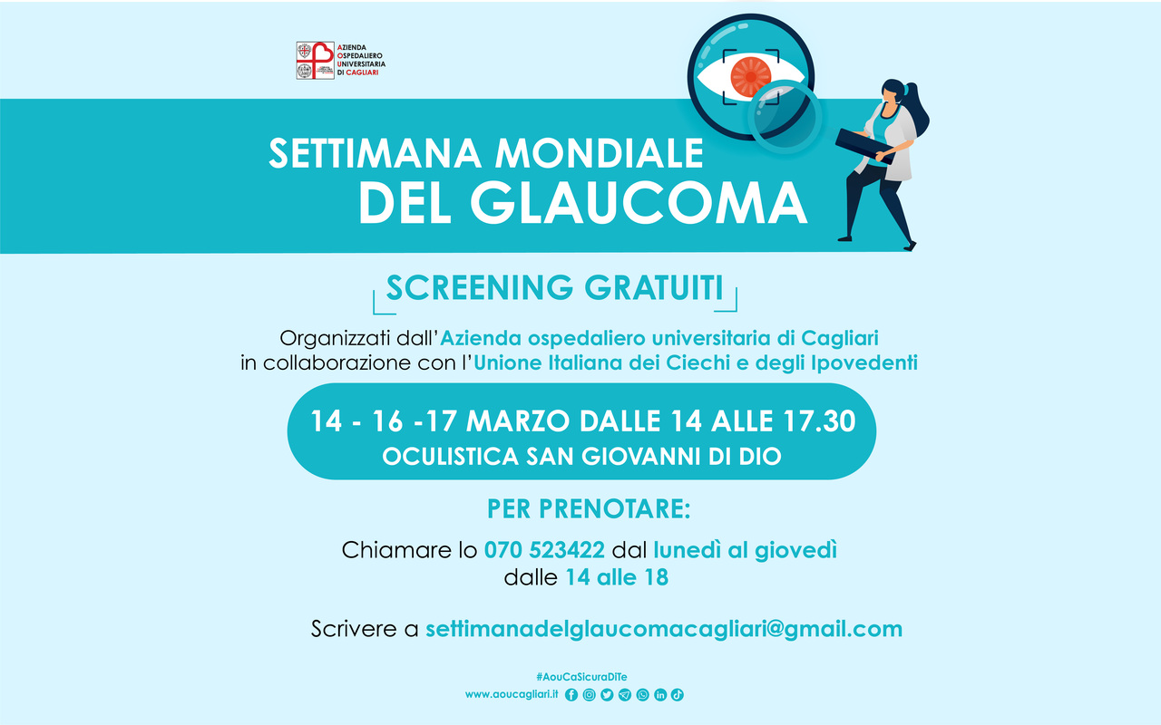 Settimana del glaucoma, Oculistica del San Giovanni di Dio in prima linea
