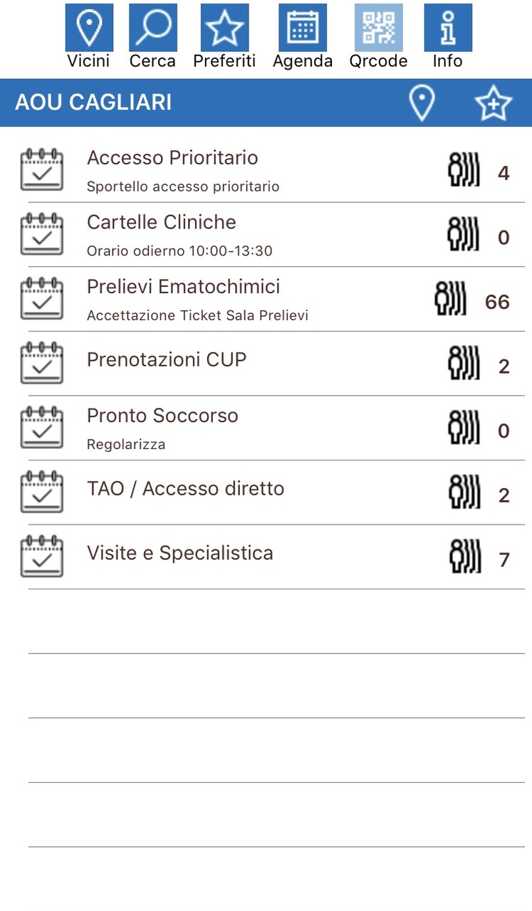 App ticket schermata