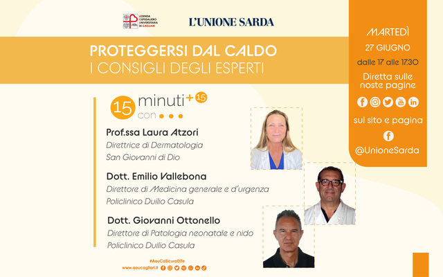 Proteggersi dal caldo a 15 minuti +15 con