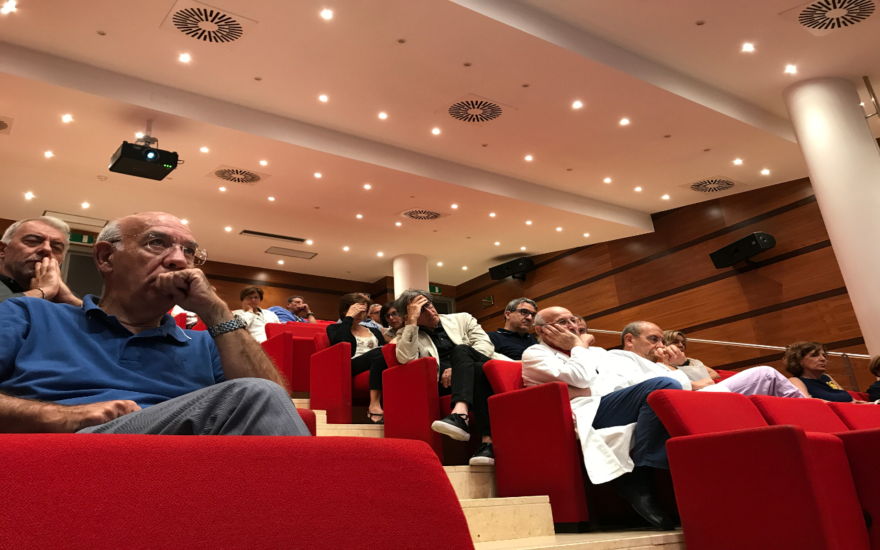 Un momento della presentazione della bozza dell'atto aziendale ai direttori di struttura