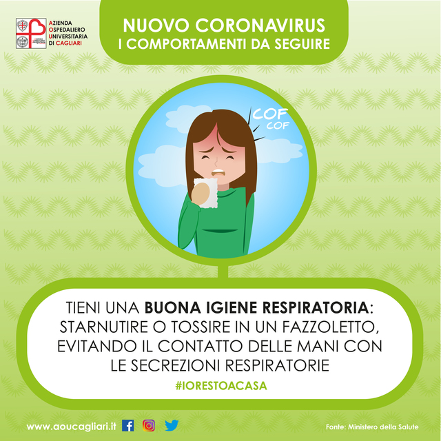 Tieni una buona igiene respiratoria