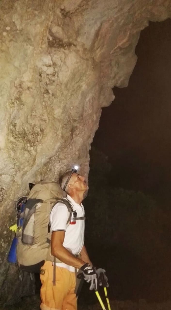 Paolo Contini sempre prima della partenza