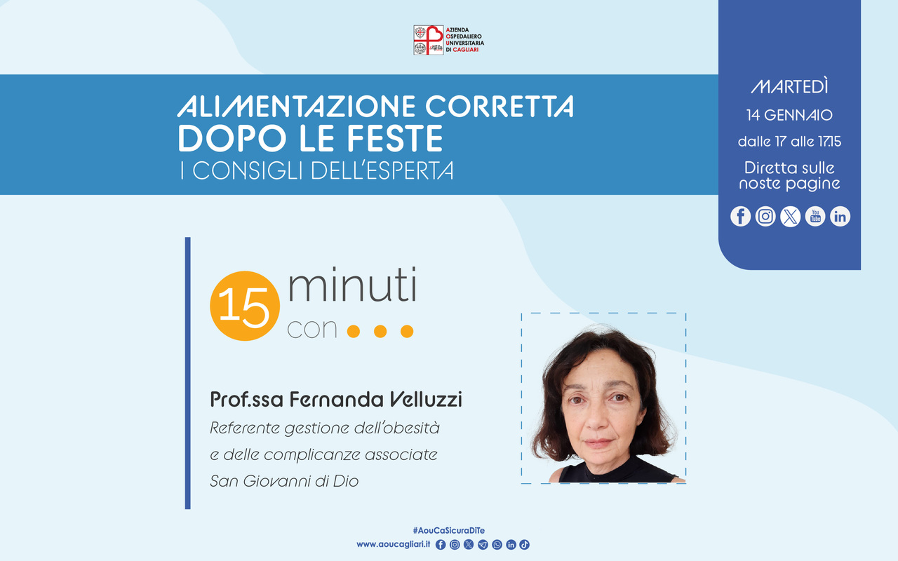 Alimentazione corretta dopo le feste a “15 minuti con…”