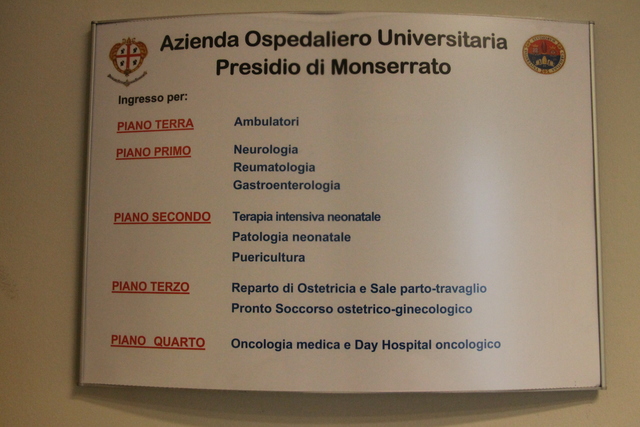 Ginecologia e Ostetrica al Blocco Q, trasferimento - 2 dicembre 2013