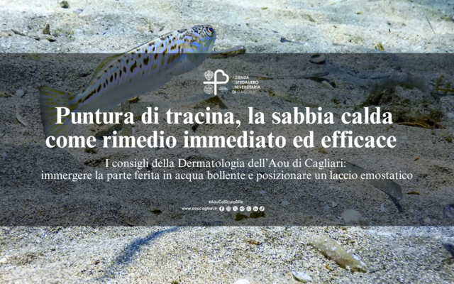 Puntura di tracina, la sabbia calda come rimedio immediato ed efficace