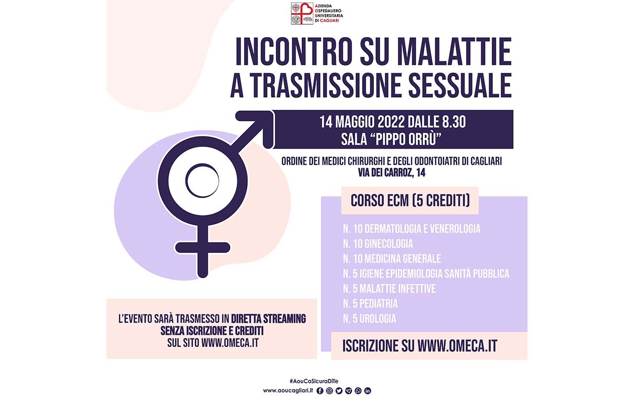 Convegno del 14 maggio 22 sulle malattie sessualmente trasmissibili