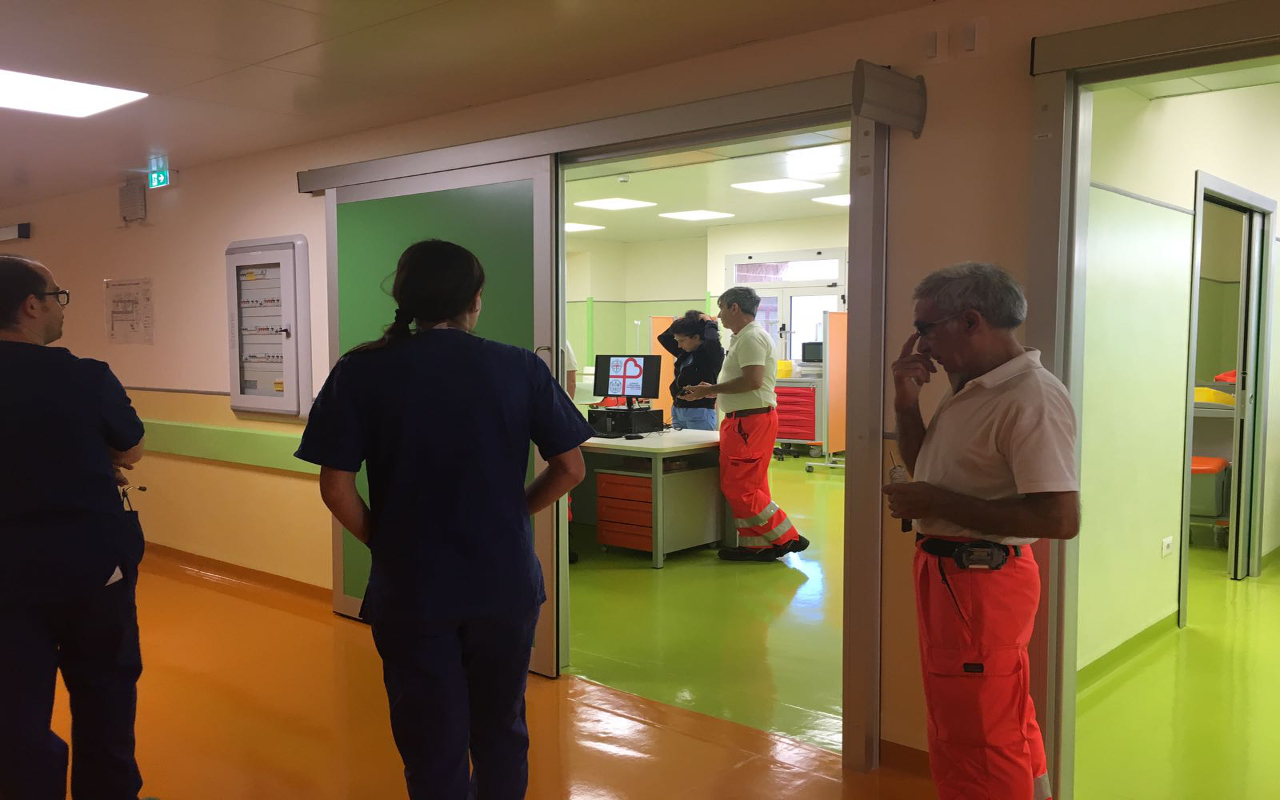 Pronto Soccorso Policlinico infermieri e medici a lavoro