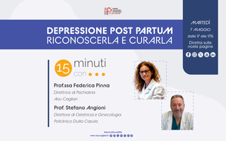 Depressione post partum, se ne parla martedì con i consigli degli esperti nella puntata di “15 minuti con…”