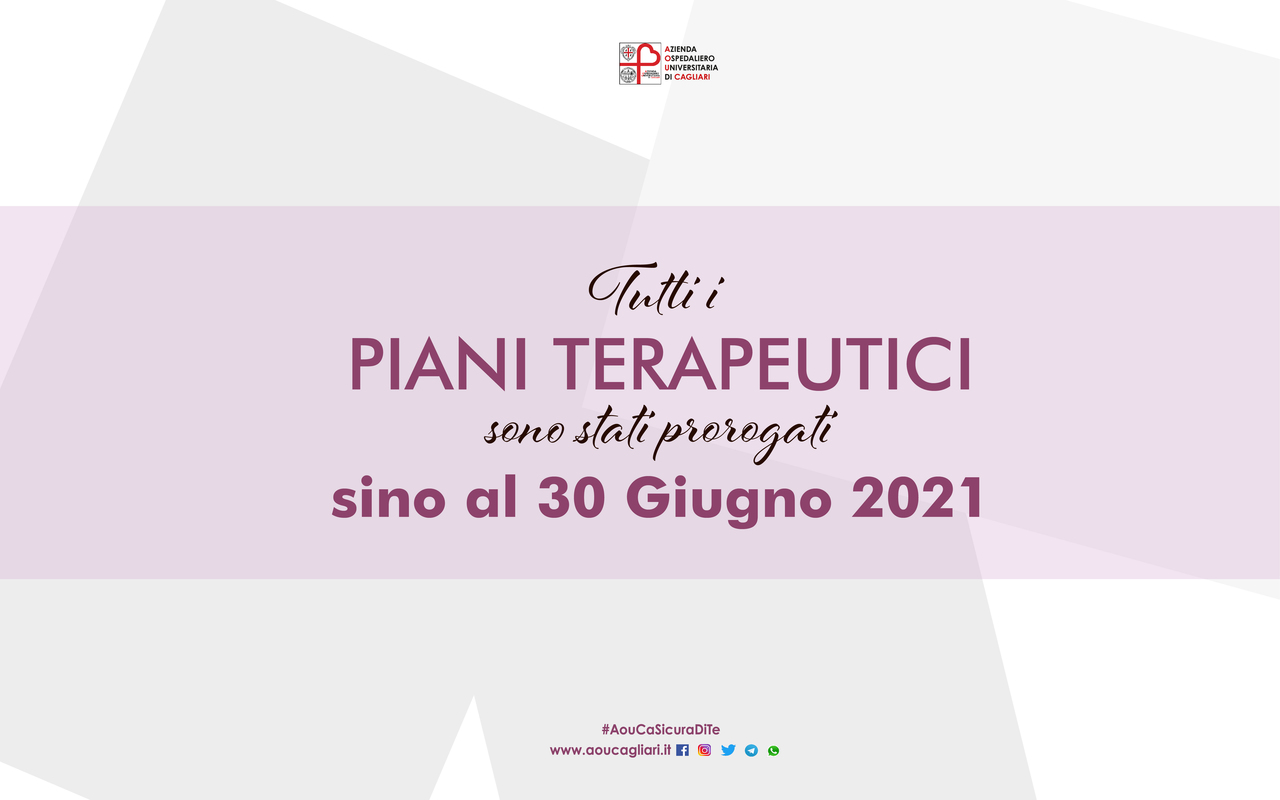 Piani terapeutici prorogati